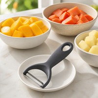 Roestvrijstalen Y-schiller voor fruit en groenten, ergonomische handgreep, keukengereedschap voor gezinnen, groothandel, bulkverpakking