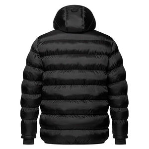 Chaqueta acolchada de lona ligera impermeable con cremallera de diseño personalizado directo de fábrica para ropa de invierno al aire libre - Product Image 5