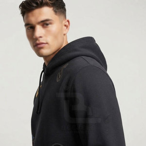 Sudadera con Capucha Clásica Bordada para Hombre, Diseño Personalizado, Informal, Cómoda, Ropa de Moda Urbana, Venta al Por Mayor - Product Image 4