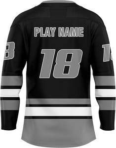 2025 ensemble de maillots de Hockey sur glace sur mesure matériel sublimé sergé couture Club vêtements d'équipe approvisionnement de sport en vrac de Source de confiance - Product Image 2