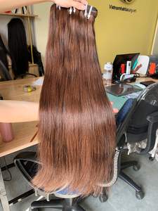 Peluca de cabello humano vietnamita, 8 a 32 pulgadas, color especial, donador único, hecho de 100% real - Product Image 4