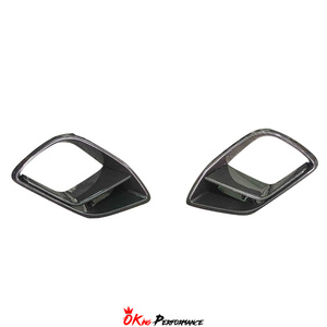 Canards avant en fibre de carbone <span class=keywords><strong>s</strong></span>èche Style Brabu pour <span class=keywords><strong>Mercedes</strong></span> Benz <span class=keywords><strong>AMG</strong></span> GT63 2019-2023 - Product Image 1