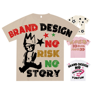 เสื้อเชิ้ตผู้ชายแขนสั้นสั่งทำโลโก้ได้เสื้อยืดวินเทจ DTF พลัสไซส์ใหญ่พิเศษผ้าคอตตอน100% ตัวหนังสือไซส์ใหญ่พิเศษ - Product Image 1