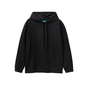2022 sweat à capuche en polaire noire confortable de haute qualité pour femmes-conception légère à séchage rapide meilleur pull court pour grande taille - Product Image 1