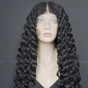 Cabello Remy de trama única ondulado al vapor sin enredos y desprendimiento de origen vietnamita trama de cabello Remy de alta calidad - Product Image 1