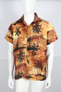 Short Sleeve Turn-down <b>Collar</b> Button Up Quick Dry Hawaiian <b>Shirts</b> Summer <b>Men</b> Beach <b>Shirt</b> Casual Tropical Print <b>Shirts</b> - Product Image 2
