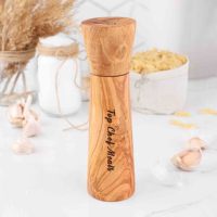 Ensemble moulin à sel et poivre manuel en bois écologique Premium ArtisRaw, outils à épices, lavage à la main uniquement, modèle JC020