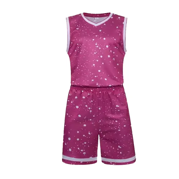 Puro materiale basket camicia singoletto stella comodo arrivo Unisex elegante uniforme da basket prezzo a buon mercato per la vendita
