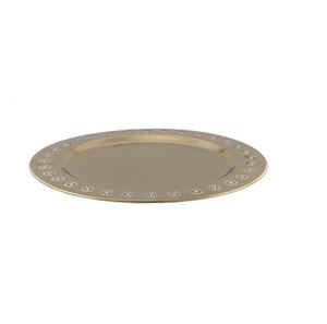 Assiette de présentation moderne, dernière arrivée, pour hôtel, événements de mariage, décoration de table, service de nourriture, utilisation en métal - Product Image 1