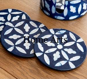 Juego de 4 Posavasos de Madera para Té y Café, la Mejor Calidad, Tamaño Personalizado, Forma Redonda, Juego de Posavasos en Venta - Product Image 5