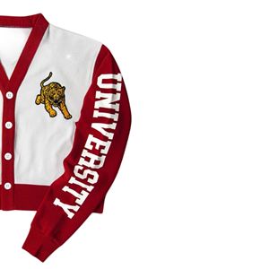 Jersey universitario Tuskegee dorado para suéter de invierno de estilo universitario sólido espíritu escolar personalizado Unisex poliéster/algodón a granel - Product Image 4