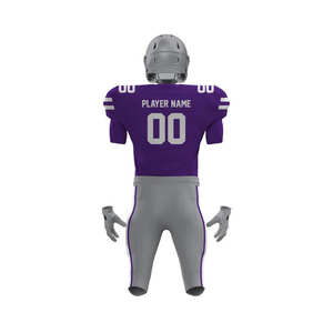 Uniforme de Fútbol Americano Personalizado OEM Nuevo Diseño al por Mayor 2025 Jersey Transpirable de Manga Corta Talla Grande - Product Image 2