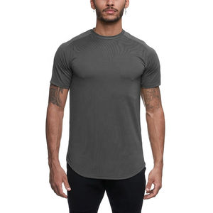 Vierge meilleure qualité t-shirt en gros hommes Gym Fitness t-shirt séchage rapide respirant Gym t-shirt pas cher prix OEM personnalisé - Product Image 5