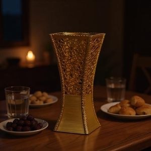 Quemador de Incienso Metálico Calado, Estilo Árabe, Porta Incienso para Meditaciones, Decoración para Festividades Islámicas, Regalo, Decoración de Ramadán - Product Image 1