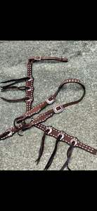 Juego de Arneses de Cuero Occidental Personalizados Más Vendidos para Montar a Caballo y Entrenamiento Disponible a Precio de Fábrica - Product Image 3