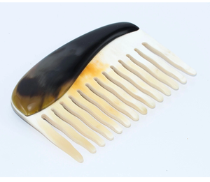 หวีเขาวัวหวีเขาสัตว์หวีรูปนกแกะสลักรูปควายหวีไม่มีหูจับดีไซน์ - Product Image 6