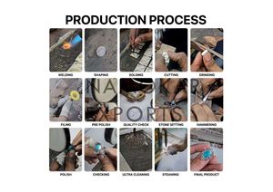 Factory Direct 925 <b>Sterling</b> <b>Silver</b> <b>Rings</b> Elegant Designs with Original Fine Jewelry Natural Stone <b>Set</b> Bulk Wholesale Collection - Product Image 3