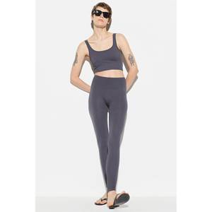 Leggings de sport décontractés 100% coton, taille mi-haute - Product Image 2