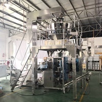 Machine d'emballage peseuse automatique à 10 têtes machine d'emballage de sacs en plastique de tranches de fruits frais surgelés de salade de légumes machine d'emballage