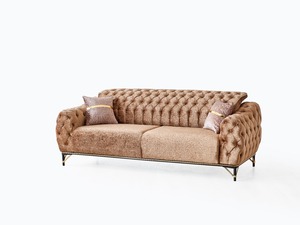 Sofá cama reclinable de lujo contemporáneo, muebles modernos de oficina para el hogar para apartamentos, hoteles, villas, juegos de sala de estar de tela duradera - Product Image 2