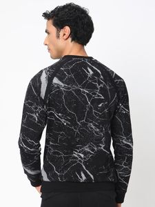 Moda impresa hombres sudaderas térmicas hombres último diseño al por mayor cuello redondo sublimación sudadera OEM personalizado - Product Image 6