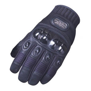 <b>Men's</b> Outdoor Half Finger Sports <b>Gloves</b> Genuine Leather for Motorcycle Riding full finger <b>gloves</b> with grip palm for <b>men</b> - Product Image 5