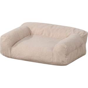 Small Animal Couch, Orthopedic Pet Bed with Washable Sherpa Cover Sofa Foam Design for <b>Cats</b> and Dogs - Product Image 1