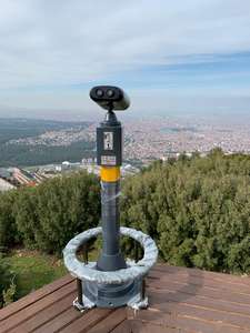 Telescopio Binocular Moderno de 20x80 con Monedero, para Exteriores, NVF-101, Lente de Alta Precisión, Instalación Permanente para Exteriores - Product Image 2