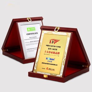 <span class=keywords><strong>Placa</strong></span> S personalizada de alta calidad de madera para en A con premio Velvet Military Shield Trofeos Premios Placas de madera Una caja - Product Image 2