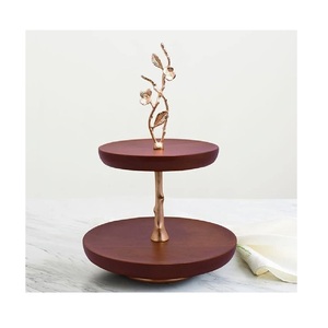 ขาตั้งเค้กอเนกประสงค์สีดําเต็มรูปแบบขาตั้งขนมหวานทรงกลมสําหรับงานเลี้ยงวันเกิดและงานแต่งงานร้านอาหารเบเกอรี่ - Product Image 3