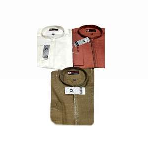 Hombres con estilo bordado Shalwar Kameez tela transpirable de alta calidad mejores diseños ropa india y paquistaní - Product Image 3