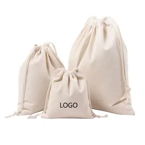 Wholesale Reusable Soft durable crafted 8 x 10Inch Drawstring muslin tea bag for Spices soaps sweets