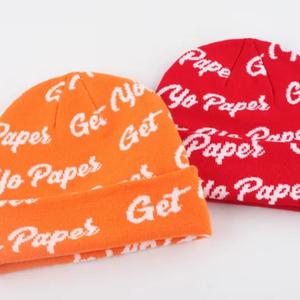 Bonnet en jacquard 100 % acrylique personnalisé OEM - Unisexe, réglable, chaleur hivernale avec broderie à la main pour une utilisation quotidienne et en extérieur - Product Image 1