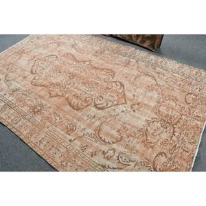 Tapis turc 5,7x9,2 pieds, grand tapis vintage, tapis ombré marron-orange - Product Image 4