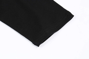 T-shirt de sécurité réfléchissant haute visibilité personnalisé à manches longues 100 % coton respirant pour hommes, vêtements de travail de construction 2025 - Product Image 3