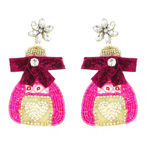 Pendientes de Borla con Cuentas de Diseño Personalizado para Mujer, Joyería Moderna y Sencilla de Alta Calidad en Acero Inoxidable - Product Image 2