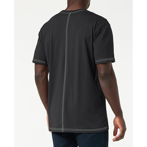 Camiseta clásica para hombre, jersey de media manga de talla grande de buena calidad, diseño de cuello redondo de Color personalizado disponible, 240g, 300g para adultos - Product Image 3