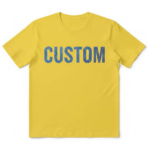 T-shirt en jersey classique léger avec tissu naturel respirant et surface lisse pour impression et conception personnalisées - Product Image 1