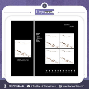 Mur intérieur de hall d'hôtel Nouveaux carreaux de sol en céramique brillante taille 60X60 Cm disponible auprès d'un fabricant indien - Product Image 5