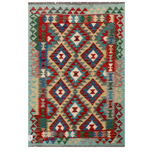 พรมกิลิม ไมมาณา อัฟกานิสถาน ขนาด 153 x 99 ซม. พรมปูพื้นและชุดพรม - Product Image 1