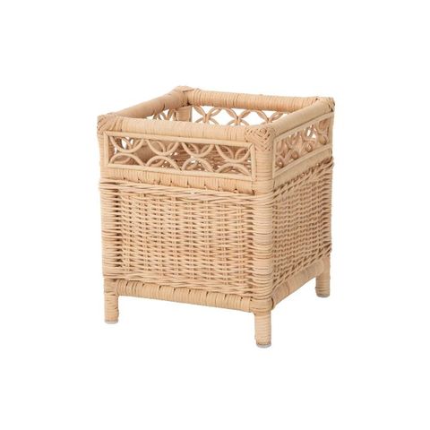 New design natural Vintage rattan & cane box with lid decorative ...