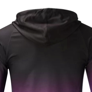 Ensemble de survêtement de sport pour homme de haute qualité, délavé à l'acide, respirant, grande taille, pour l'entraînement en extérieur en hiver - Product Image 5