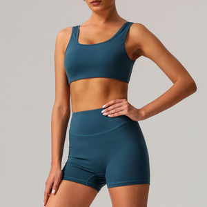 Ejercicio de entrenamiento de cintura alta de talla grande conjunto de yoga personalizado fitness pantalones sin costuras leggings para mujeres yoga - Product Image 5