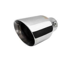 Terminale rotondo diametro 63mm inclinato in acciaio inox - Product Image 2