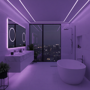 Bande lumineuse LED néon IP65 12V 10W SMD2835 120 LED/m 120lm/W flexible couleur unique violette pour enseignes extérieures et lettres lumineuses - Product Image 5