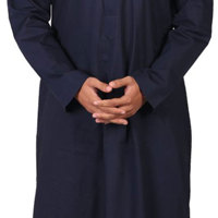 Sudadera con Capucha para Hombre, Estilo Deportivo, Tallas Grandes, Invierno, Informal, Ligera, Transpirable, de Poliéster, con Cuello Alto y Adornos, Estilo Thobe Musulmán, Manga Larga