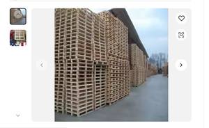 Nouvelles palettes en bois écologiques Epal Euro 4 voies double face pour la logistique industrielle et le transport - Product Image 3