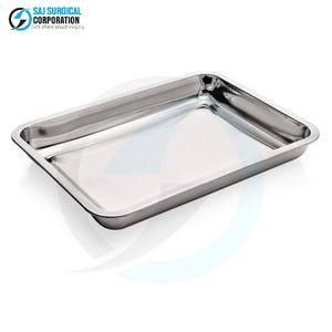 Bandeja universal manual de acero inoxidable, instrumento hueco, diseño reutilizable duradero multiusos para procedimientos de cirugía general - Product Image 1