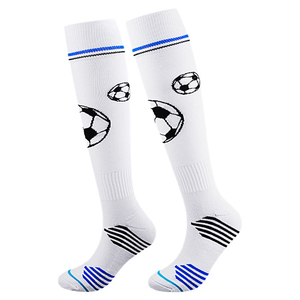 Junmeilong espesado toalla Base calcetines de fútbol protección de la rodilla dibujos animados NIÑOS Calcetines de fútbol calcetines de los hombres para deportes y ocio - Product Image 1