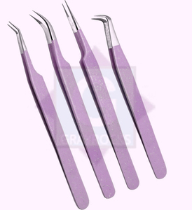 Pince à épiler en acier inoxydable de qualité supérieure extensions de cils de marque privée volume pince à épiler vente en gros - Product Image 5